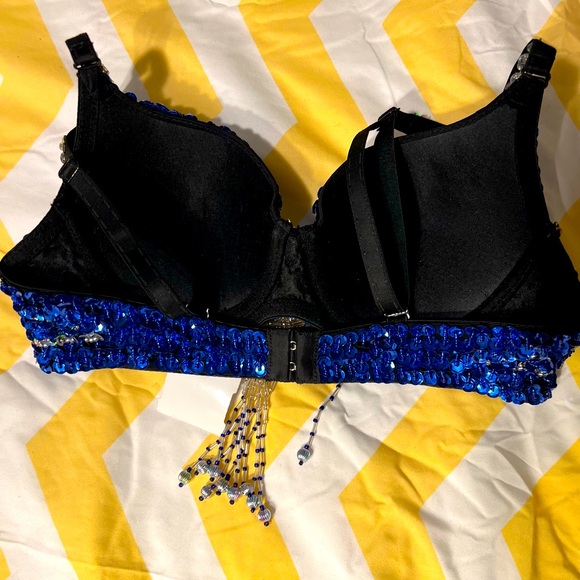 Rhinestone Rave Bra - Picture 2 of 3